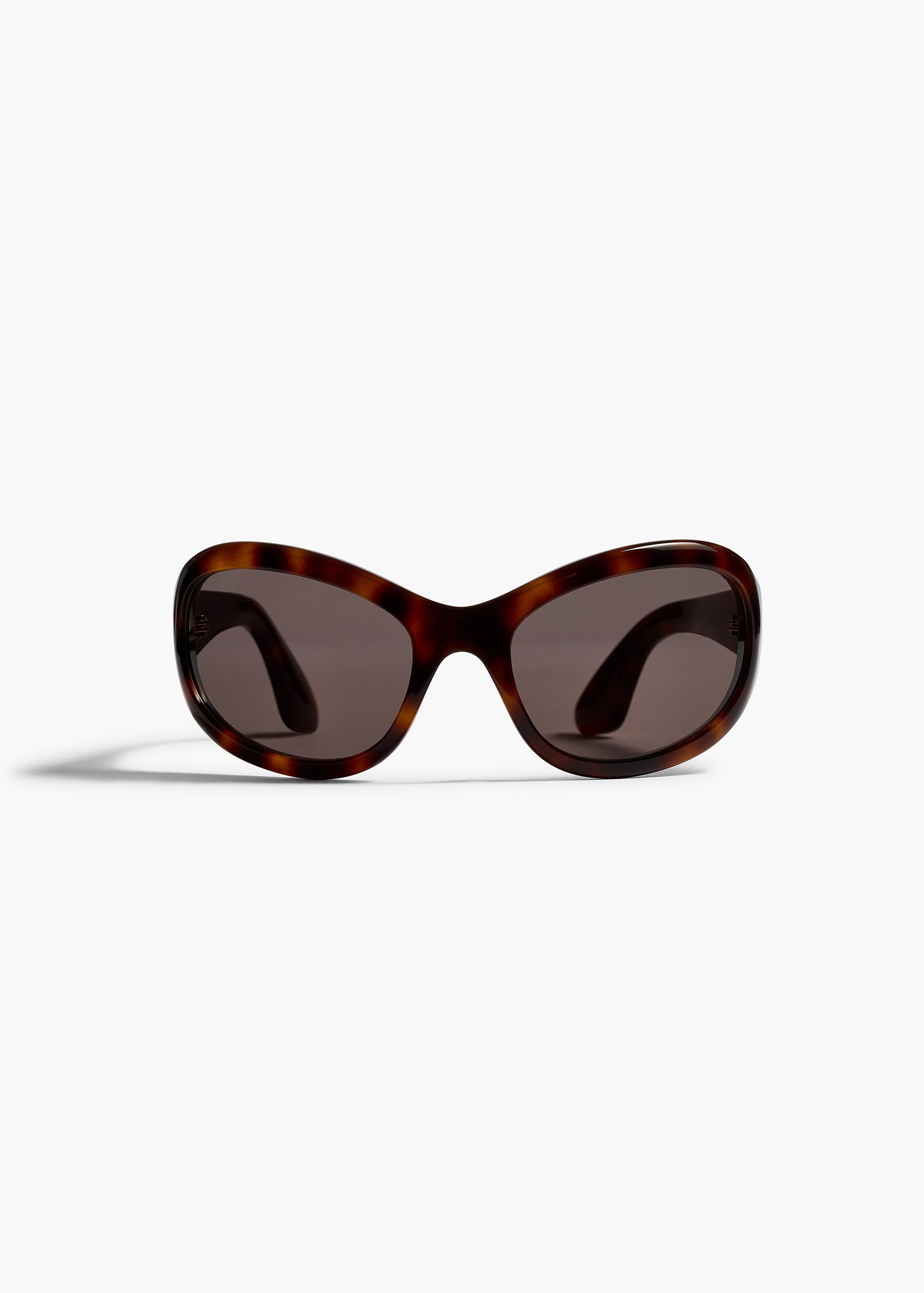 Khaite X Oliver Peoples 1967c in Dark Mahogany and Brown - O/s / Dark Mahogany / Brown / 100%ac/100%nylon