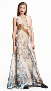 Long silk dress, £99.99 ($125) | H&amp;M