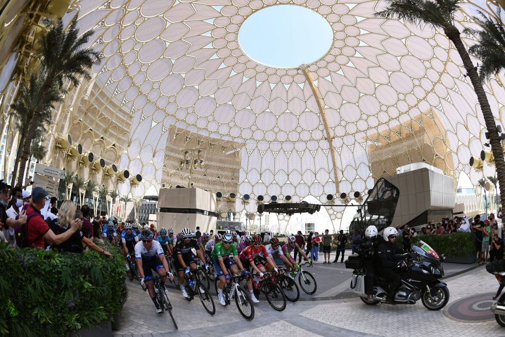 The UAE Tour stage started from the Expo