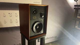 Wharfedale Super Denton standmount shot without grilles