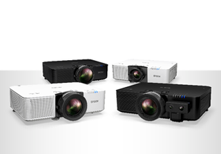 The new Epson projectors unveiled at ISE 2025.