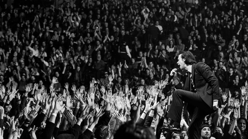 Nick Cave performing live