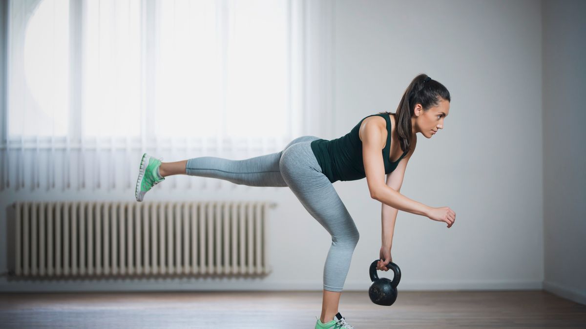 Want to build core strength? Skip the crunches and do this kettlebell deadlift workout