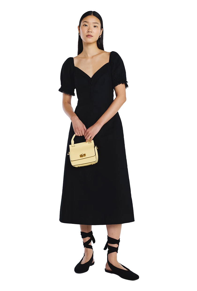 Scoop, Lace Collar Dress