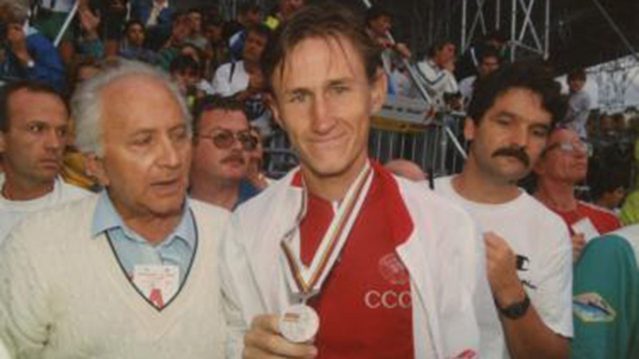 Dimitri Konyshev during the 1989 World Championships
