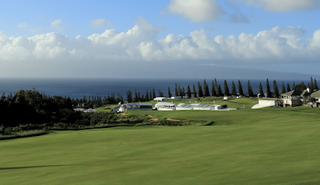 Kapalua 18th hole pictured