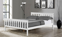 Hampton White Wooden Bed Frame | Was £179.99 now £75 at Groupon