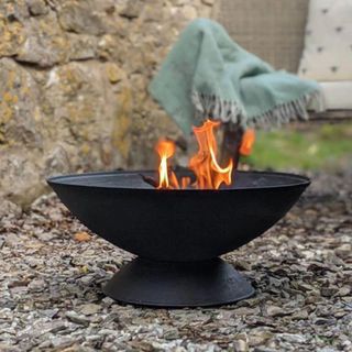 Best fire pit cut out mini cast iron bowl