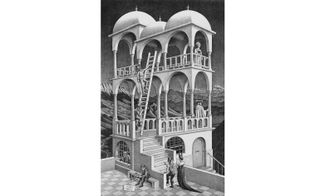 Belvedere by MC Escher