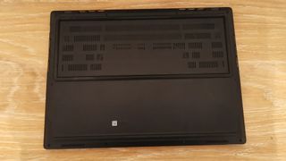 The underside of the Asus ProArt Studiobook 16 OLED