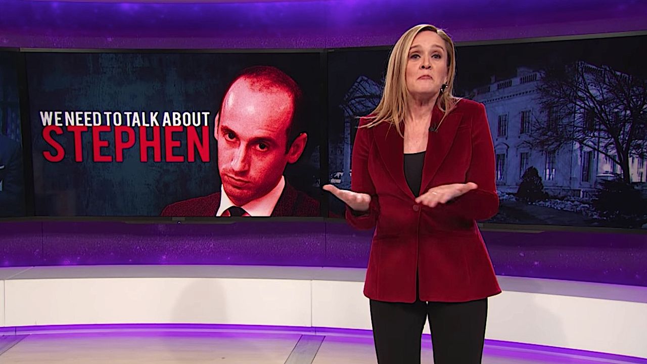 Samantha Bee talks about Stephen Miller