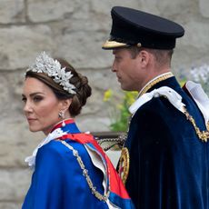 The Prince and Princess of Wales arrive at Westminster Abbey for the Coronation