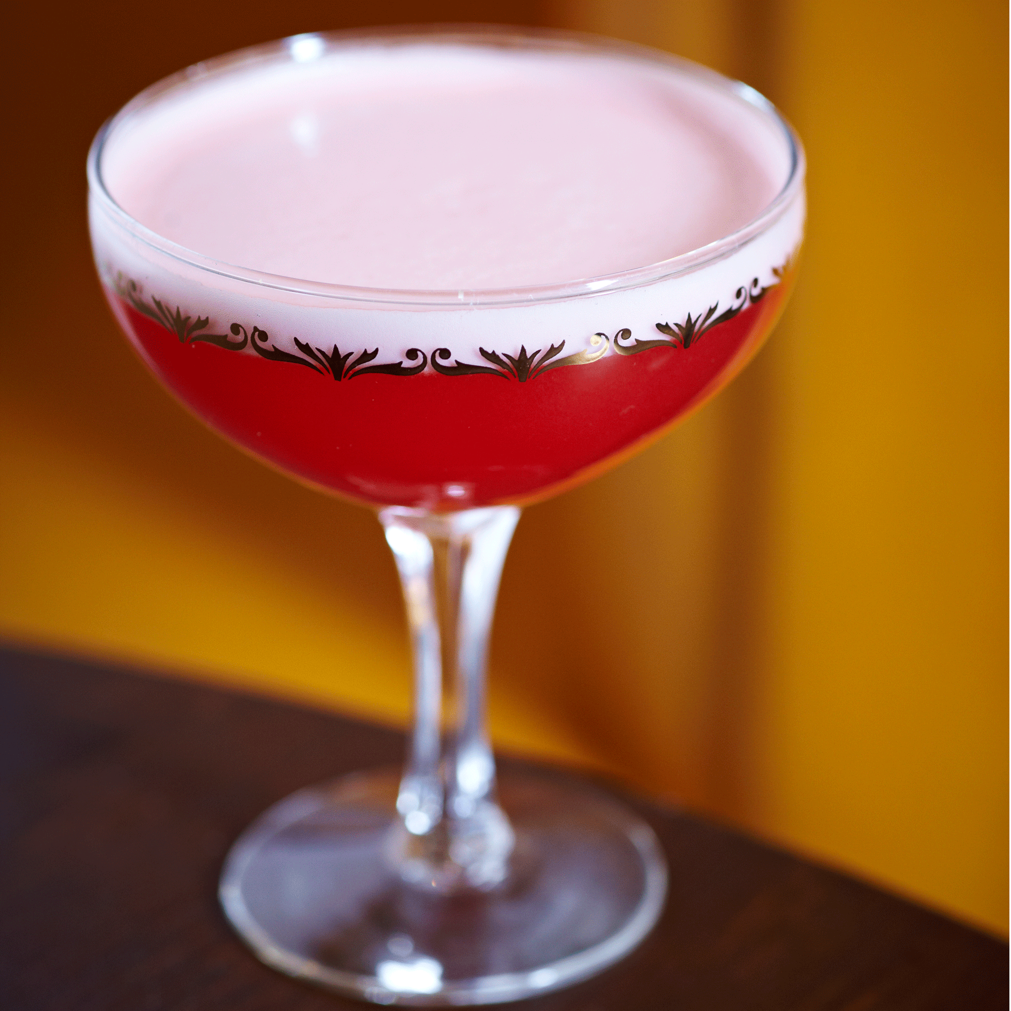 Valentine's Day Cocktail: Scarlet Aperol Fizz