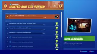 Fortnite Hunter and the Hunted challenges