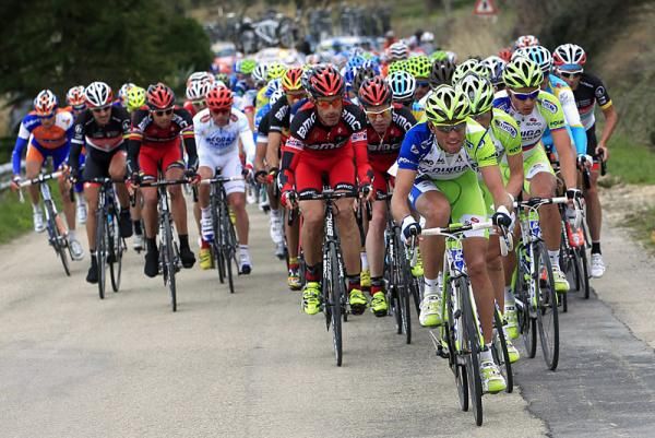 Liquigas-Cannondale set a furious tempo in the approach to the finishing climb, while BMC kept 2011 Tirreno-Adriatico champion Cadel Evans at the pointy end of the peloton.
