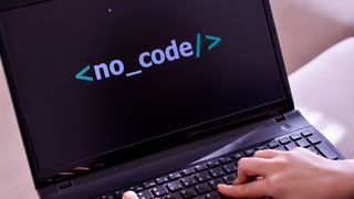 no code development, computer screen