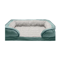 FurHaven Velvet Waves Perfect Comfort Orthopedic Sofa Cat &amp; Dog Bed