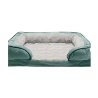 FurHaven Velvet Waves Perfect Comfort Orthopedic Sofa Cat &amp; Dog Bed at Chewy