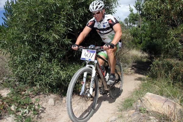 Michal Kafka in third in vet men's category