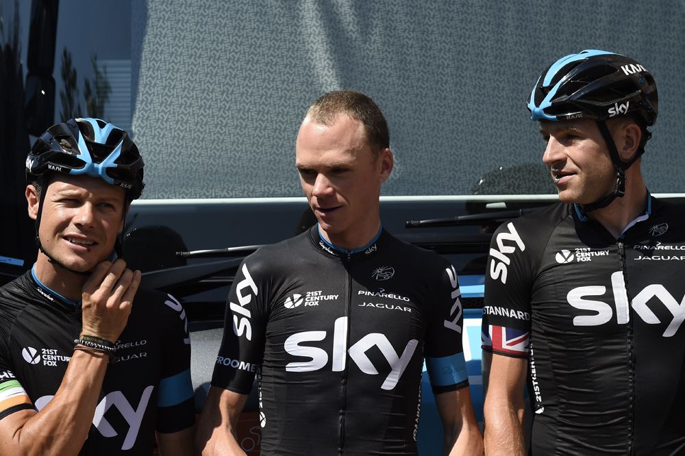Team Sky before their press conference