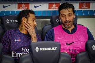 Gigi Buffon and Neymar played alongside eachother in France with PSG