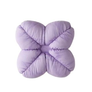 A purple flower cushion