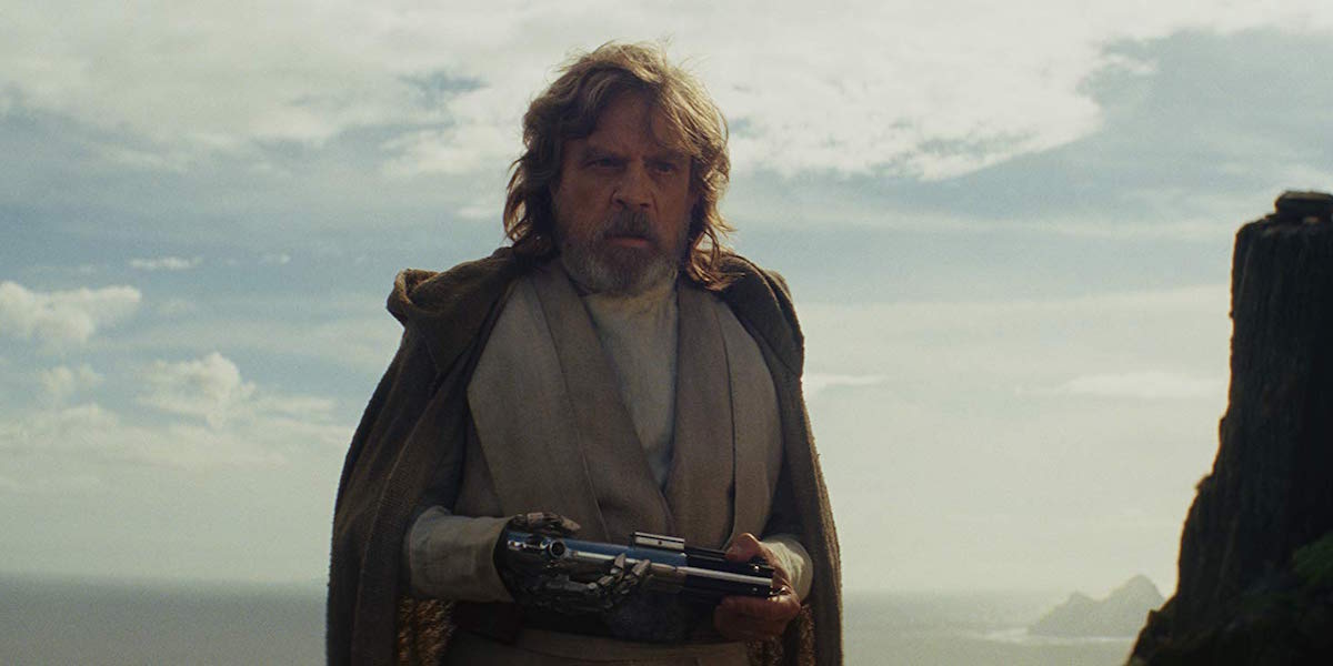 Mark Hamill as Luke Skywalker in Star Wars: The Last Jedi