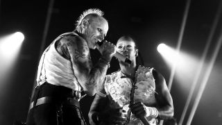 Keith Flint and Maxim Reality of The Prodigy perform live on stage at O2 Academy Brixton on December 21, 2017