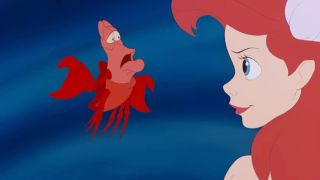 Sebastian and Ariel singing Under the Sea