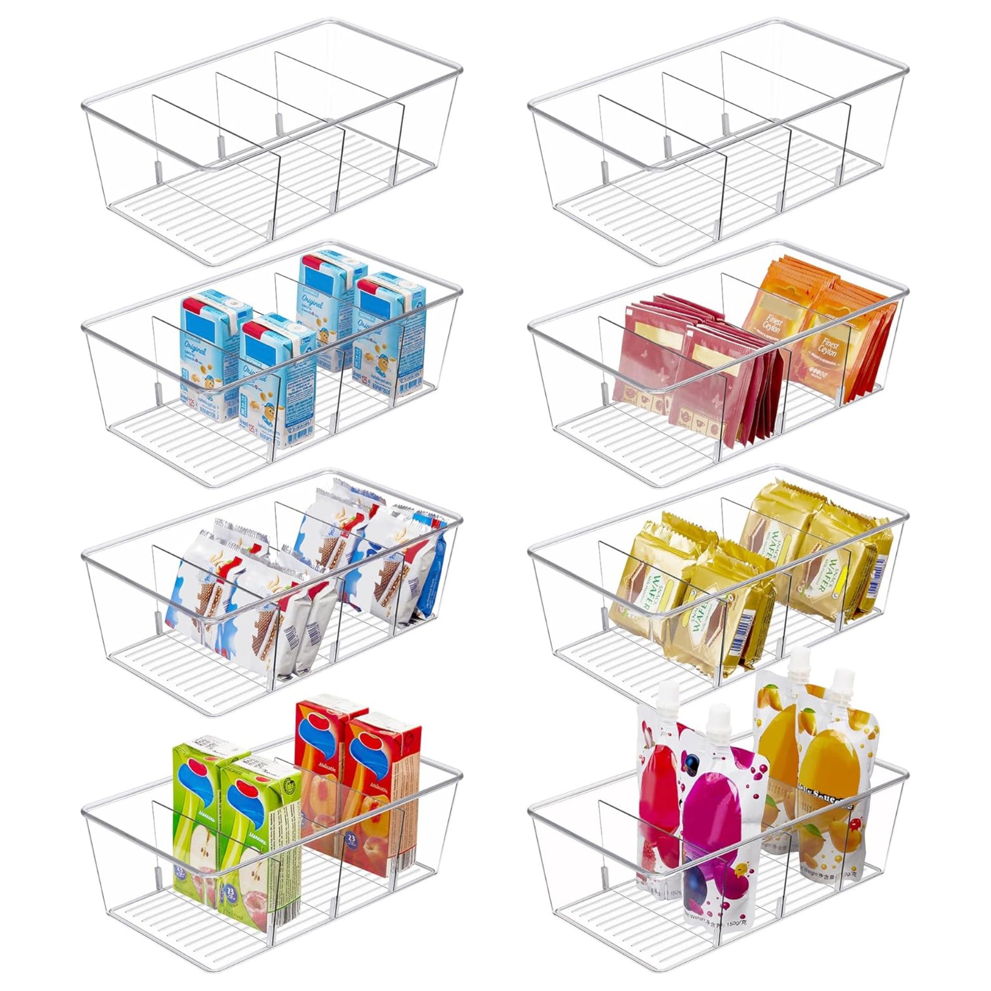 Food Storage Organizer Bins