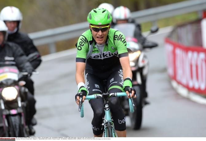Wilco Kelderman (Belkin Pro Cycling Team) on the attack