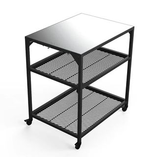 Ooni pizza oven metal table with wheels