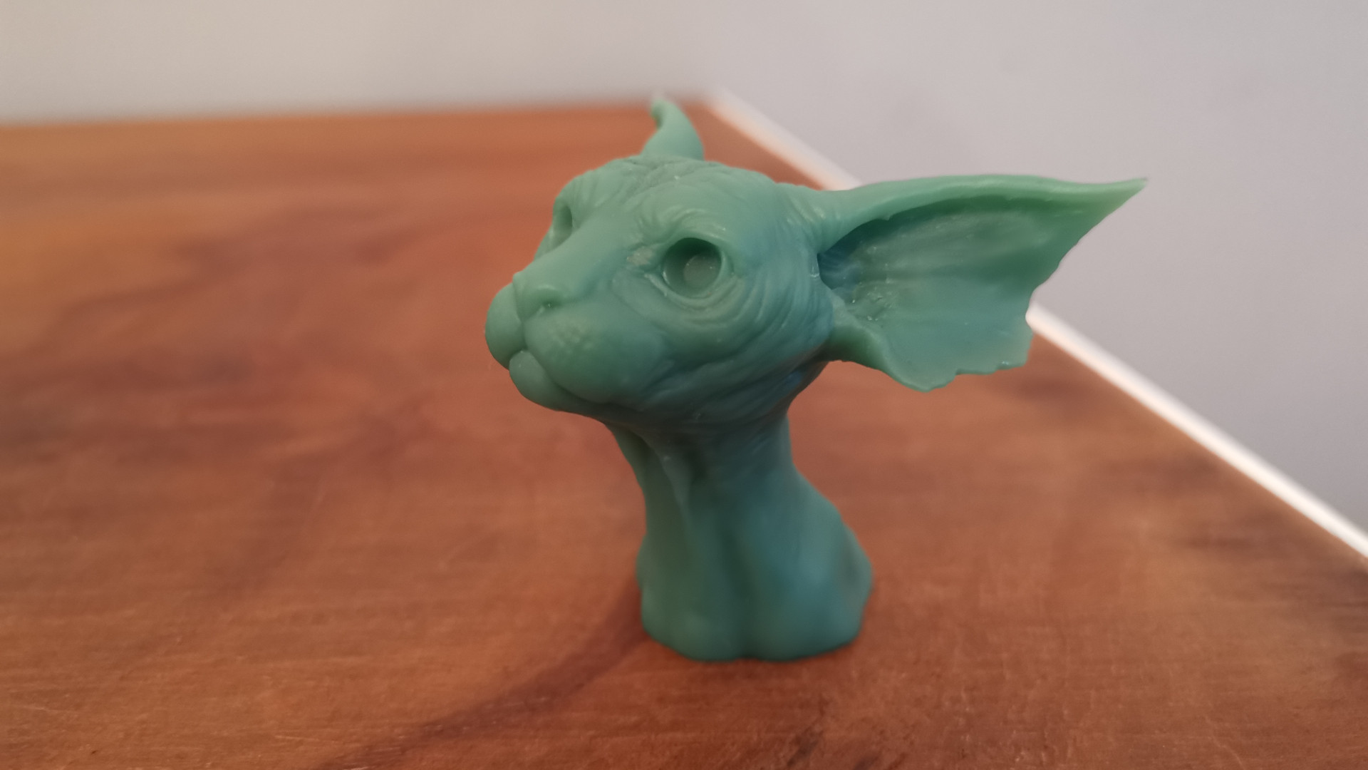 A sphynx cat printed on the Formlabs Form 3