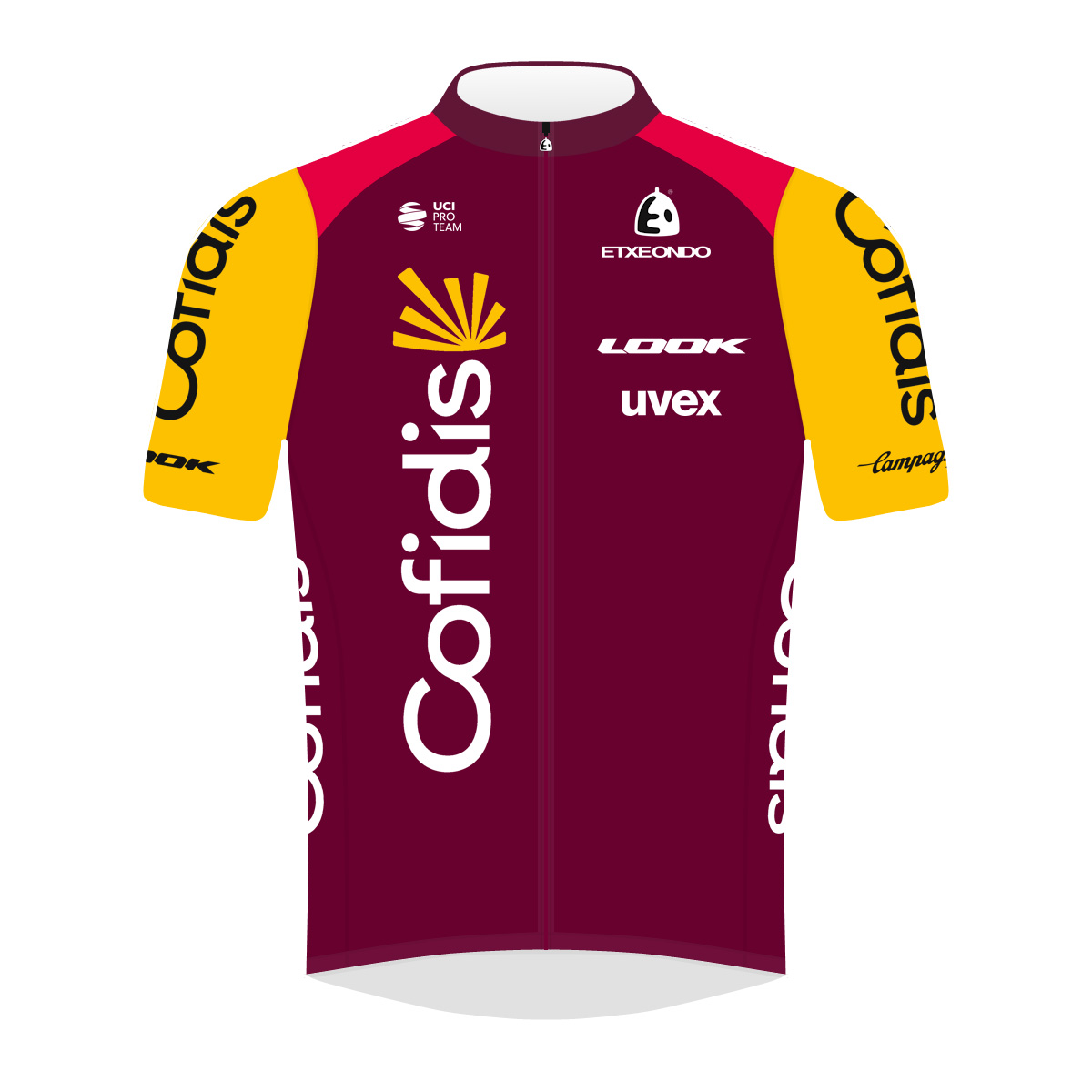 Cofidis jersey graphic
