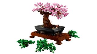 Lego Bonsai Tree on white background