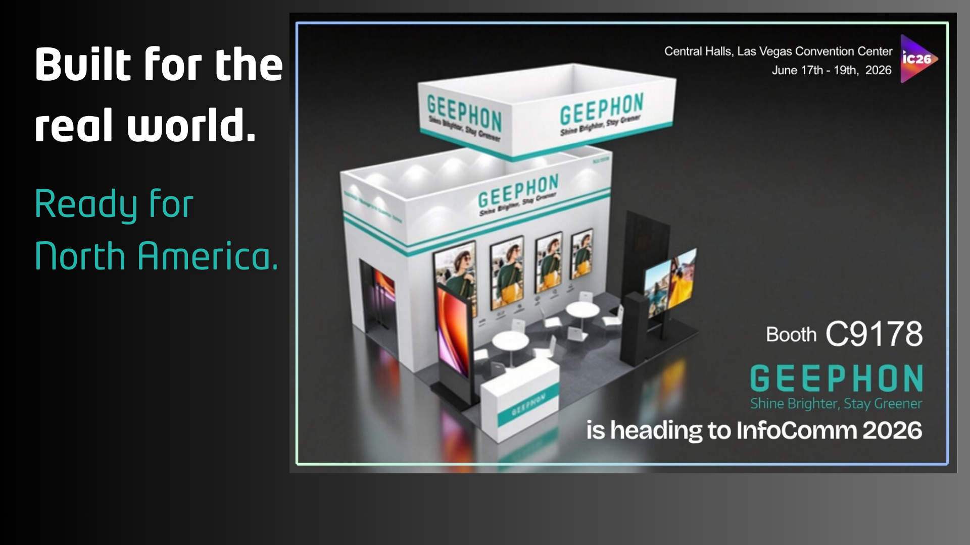 The Geephon booth at InfoComm.
