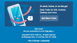 Trello's footer includes key information