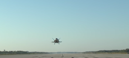 X-37B plane landing. 