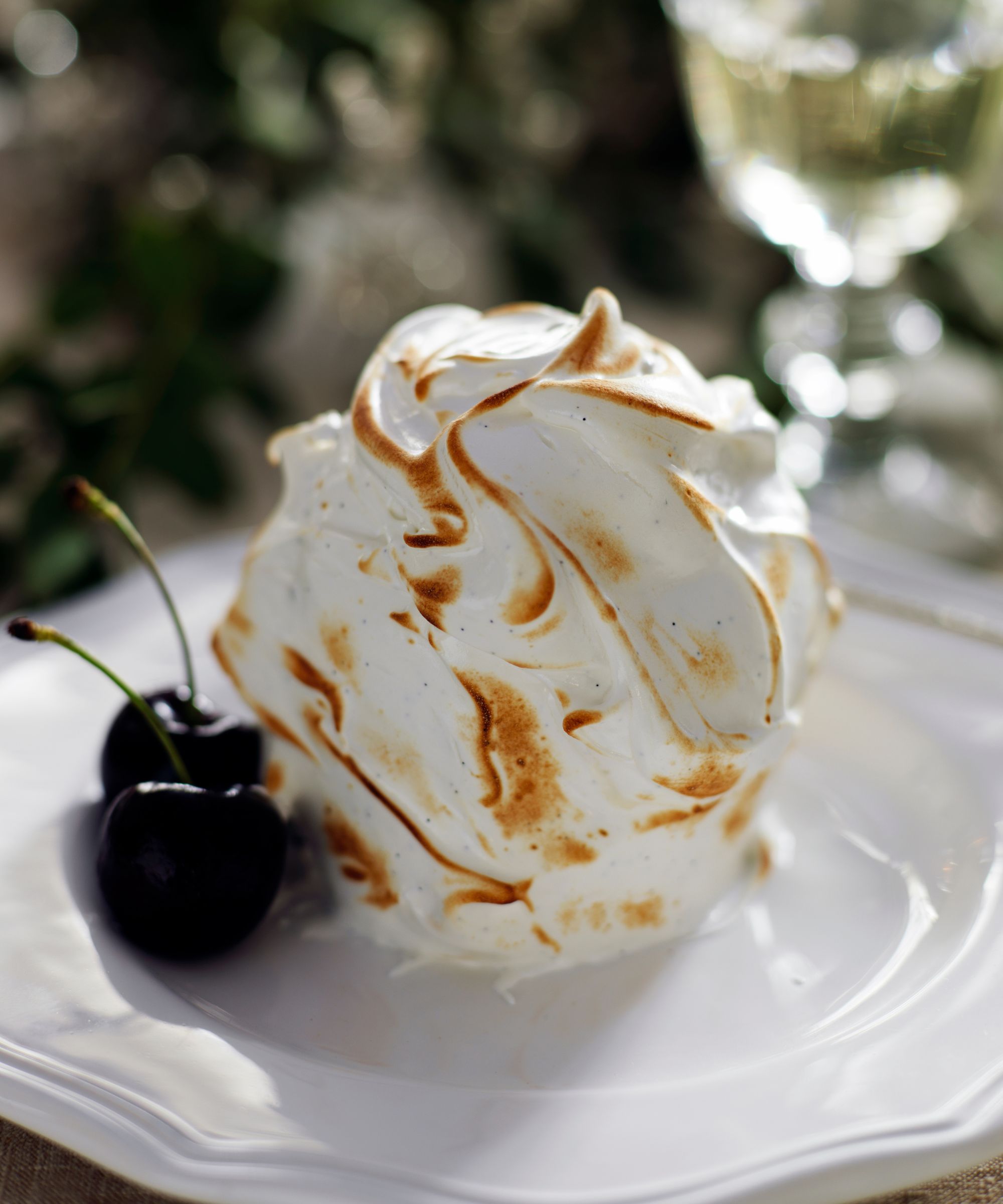 Chocolate Cherry Bombe Alaskas