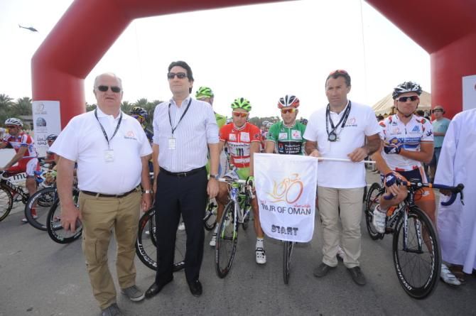The start of stage 4 in Tour of Oman
