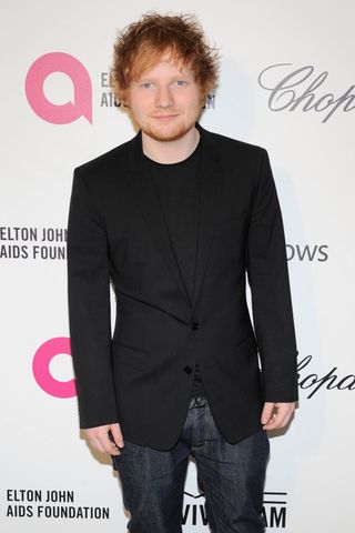Ed Sheeran At The Oscars After Parties