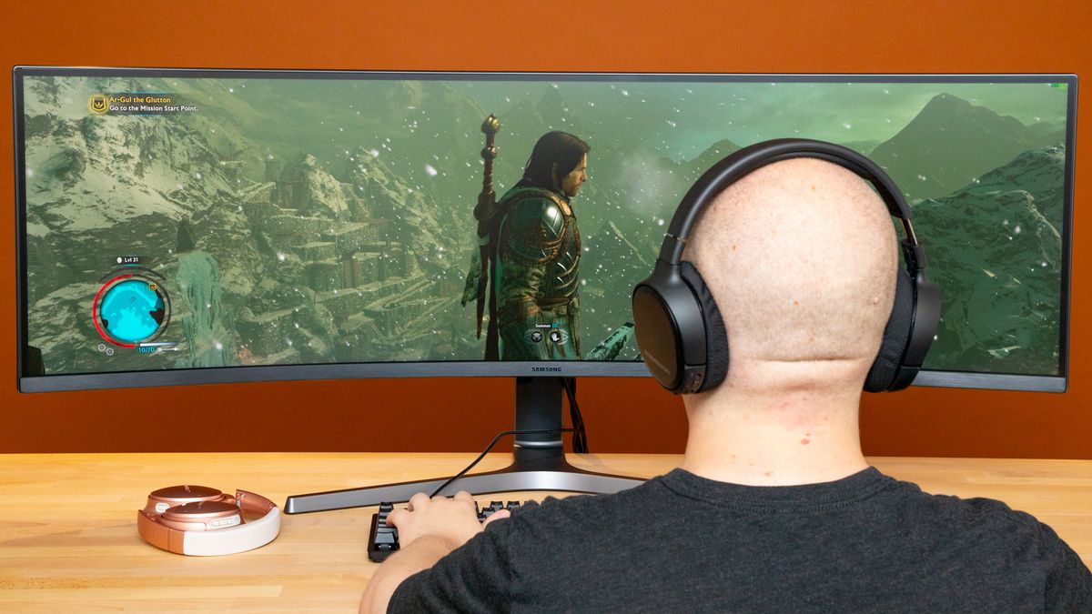 Samsung's monstrous ultra-wide gaming monitor goes up for pre-order