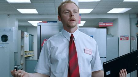 Simon Pegg in Shaun of the Dead