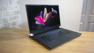 A photograph of the Alienware x17 R2
