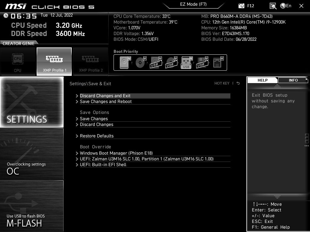 MSI Pro B660M-A DDR4