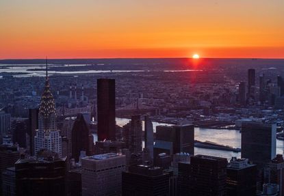 Sunrise in NYC.