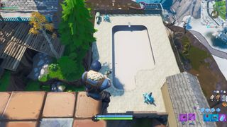 Fortnite way above-ground pool location