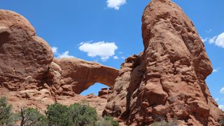 Turret Arch in Arches National Park Utah