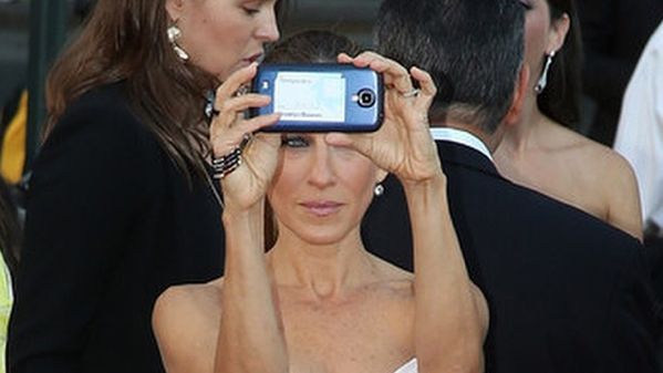 Mobile phone, Dress, Fashion, Beauty, Portable communications device, Necklace, Gadget, Satin, Telephony, Communication Device,