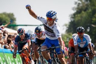 Travis McCabe wins stage 3 at the 2018 Tour of Utah, his second stage win of the week and the 4th Utah win in his career